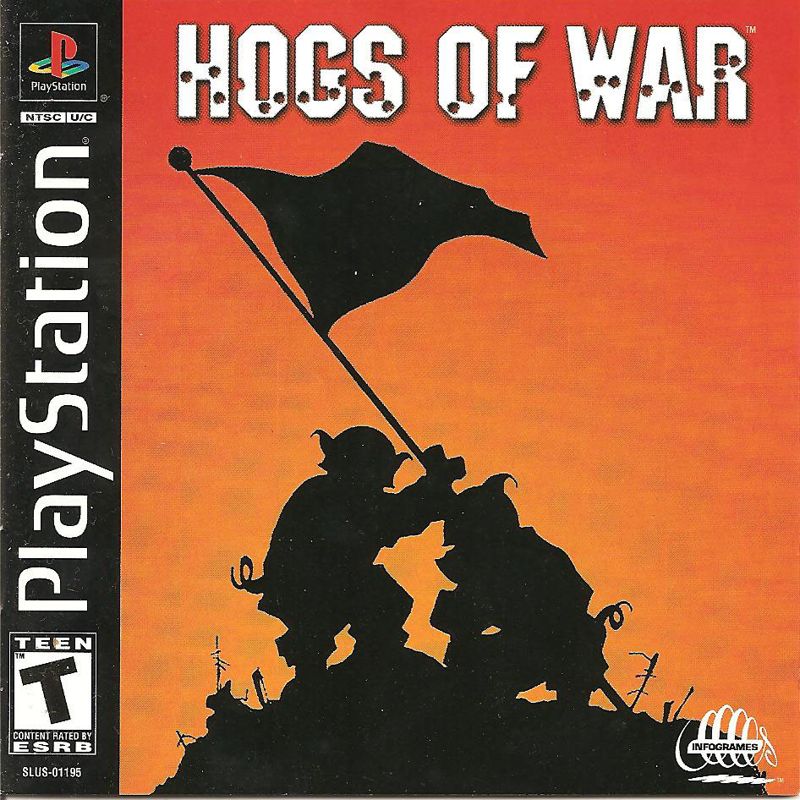 Hogs of War box art for Playstation
